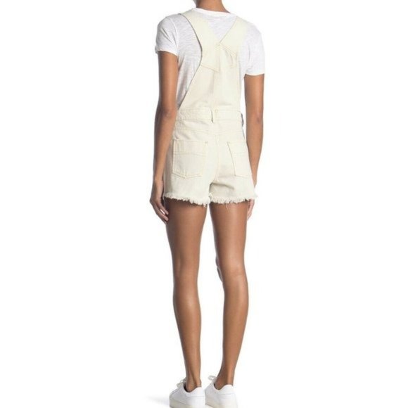 (Sold) Free People Sunkissed Denim Shortall Short - Picture 2 of 7